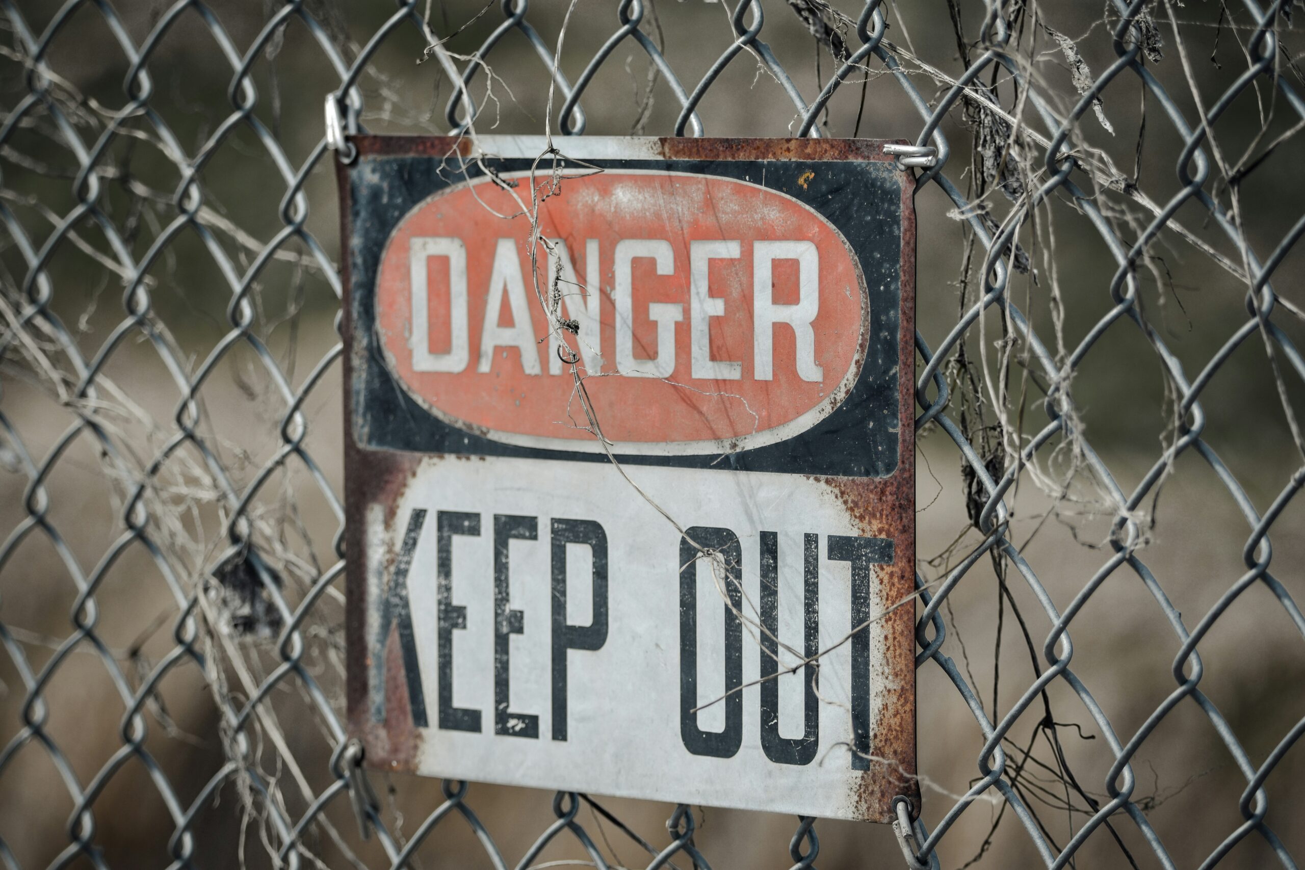 Zone de danger - Possibilité de déclenchement